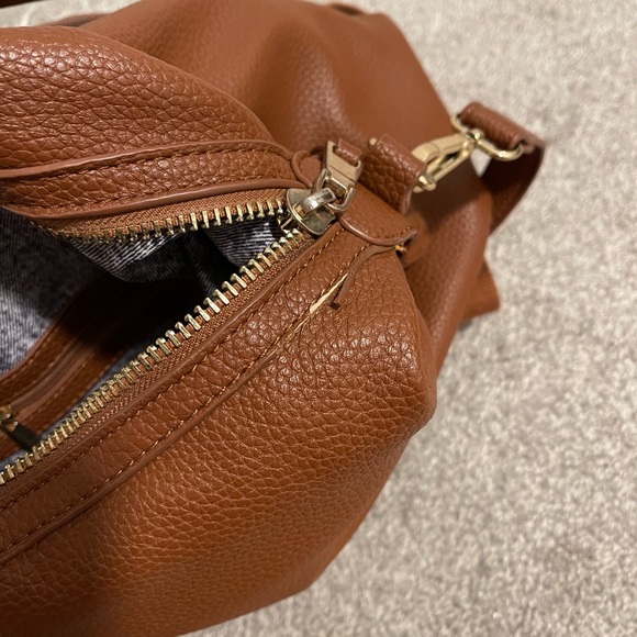 Cognac Backpack Purse - Picture 4 of 5